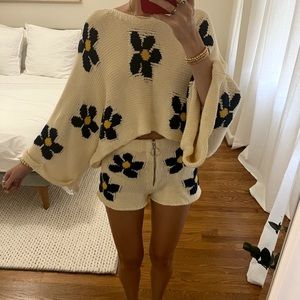 Free People Daisy Jane Sweater Set, Size XS